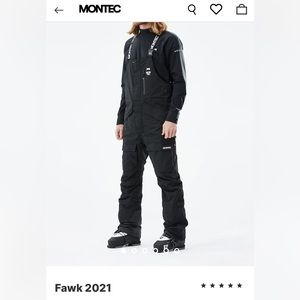 Montec Fawk 2021 Bib Snowpants - Men’s Small